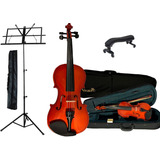 Violino Infantil Vivace 1 2 Mo12 Espaleira Partitura Cor Natural